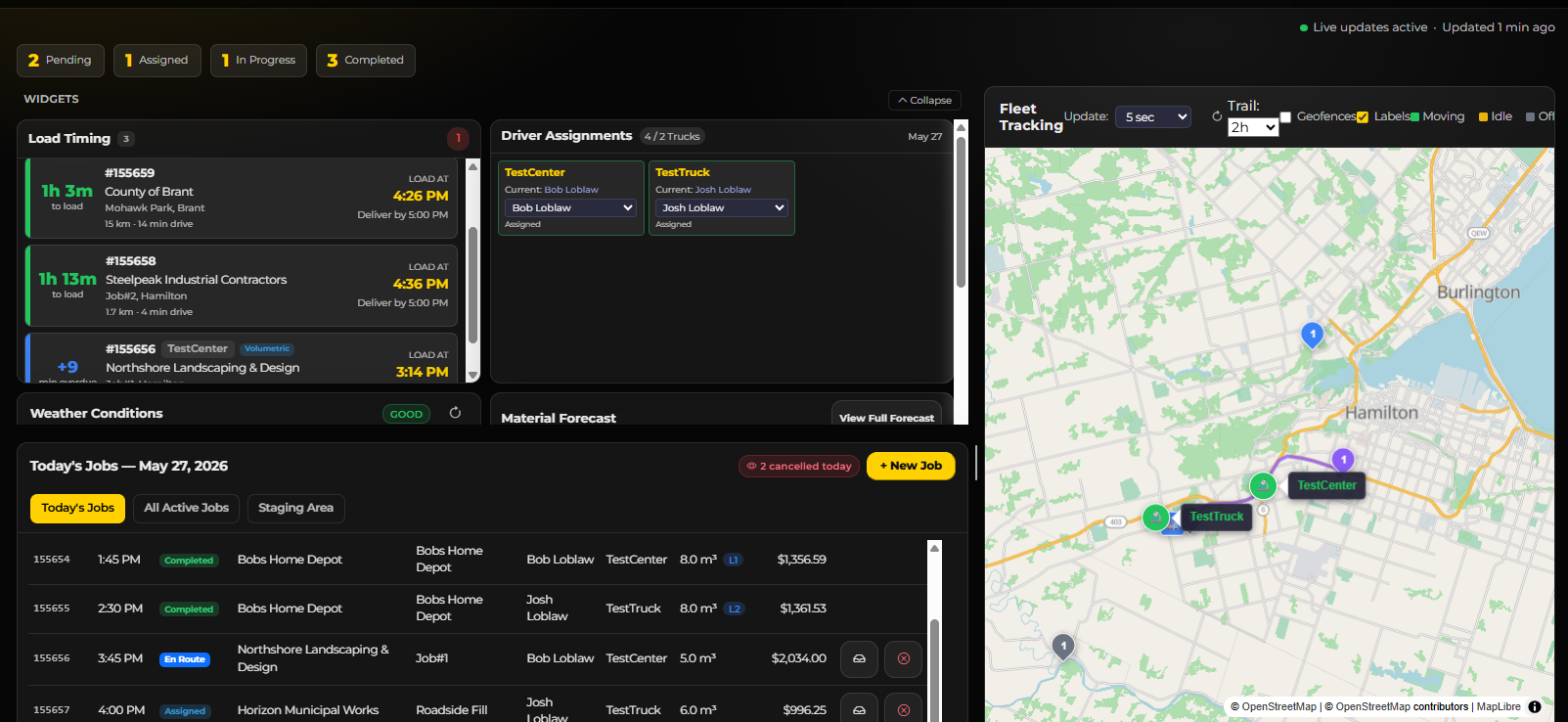 Dispatch & Routing