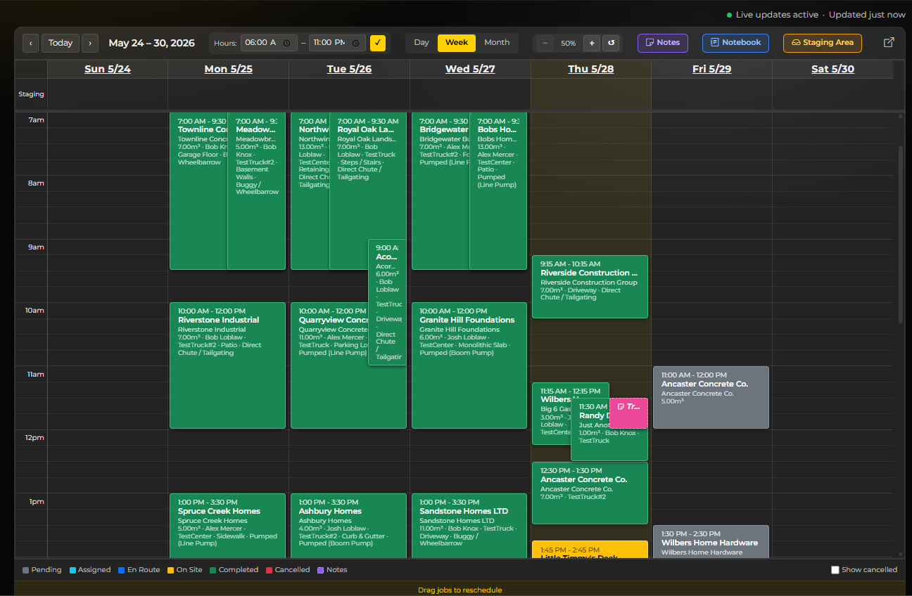 Weekly Calendar